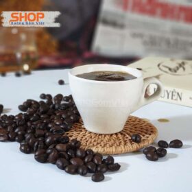 Tách sứ trắng espresso quai dày CST-M19