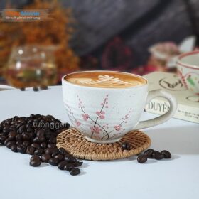 Bộ Tách cafe cappuccino sứ đẹp 200ml CSM-M87