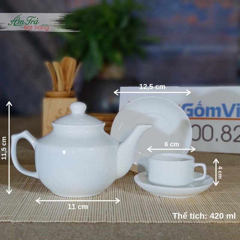 Thông số kỹ thuật Bộ trà vuông Hong Kong ATK-05