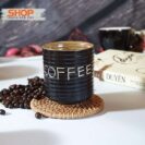 Cốc coffee khắc chữ và đĩa CSM-M101