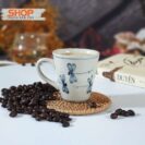 Cốc cafe và đĩa lót kiểu Nhật CSM-M111