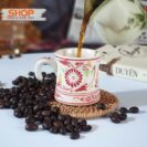 Cốc Espresso sứ giả cổ vẽ cúc CSM-M32