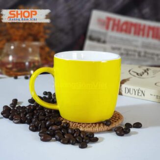 Ly sứ uống trà cafe có quai CSM-M59.4