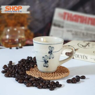 Cốc cafe và đĩa lót kiểu Nhật CSM-M111