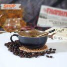 Ly Cappuccino sứ to và đĩa lót CSM-M69