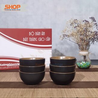 Bộ quà tặng 6 chén cơm sứ cao cấp BC-09