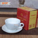 Cốc Cappuccino sứ trắng đẹp CST-M42